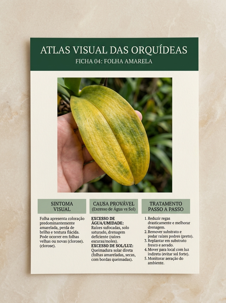Página 1 do Atlas: Sintoma de Folha Amarela e Tratamento