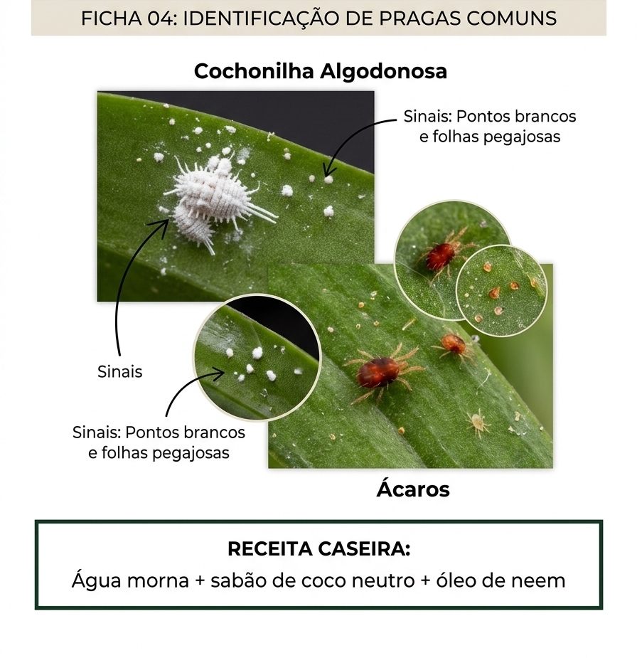 Página 4 do Atlas: Identificação de Pragas e Receita Caseira